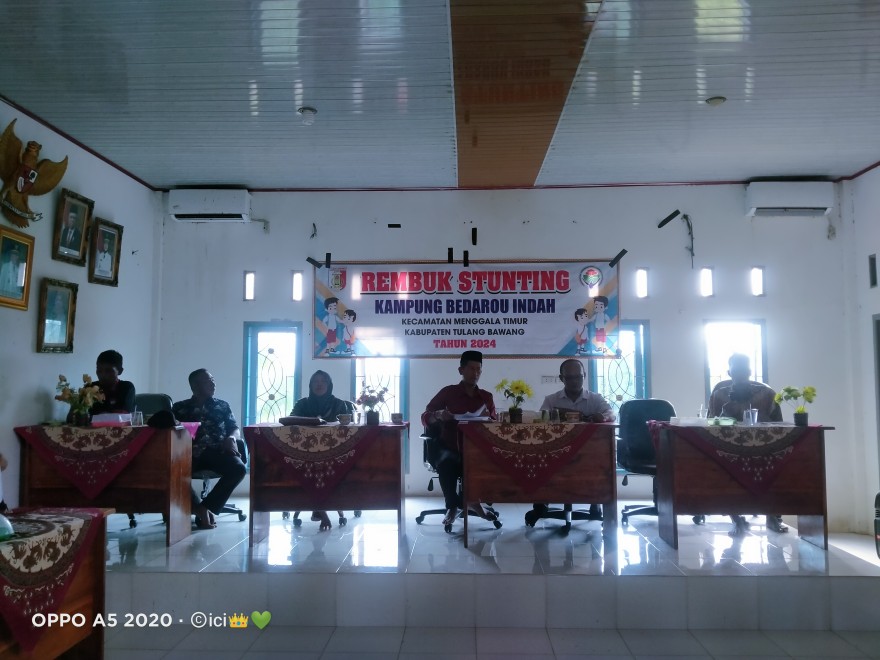 REMBUK STUNTING KAMPUNG BEDAROU INDAH TAHUN 2024