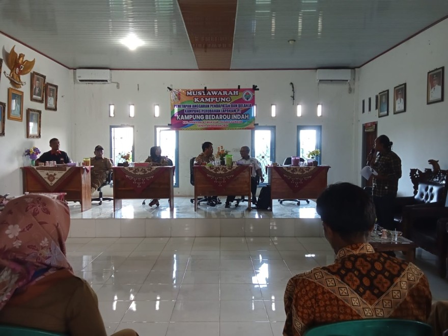 PENETAPAN ANGGARAN PENDAPATAN DAN BELANJA KAMPUNG PERUBAHAN (APBKAM-P) DI KAMPUNG BEDAROU INDAH